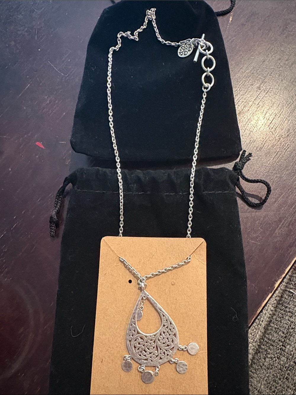 Lois Hill filigree necklace   - Sterling silver